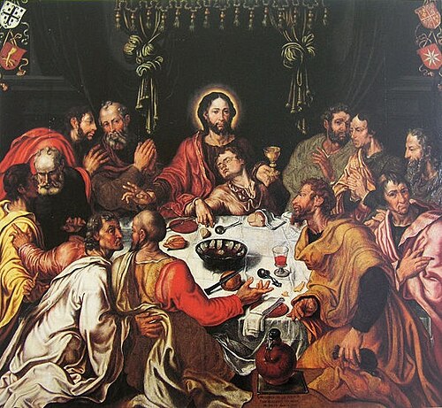 Last Supper, 1574, Mechtelt van Lichtenberg
