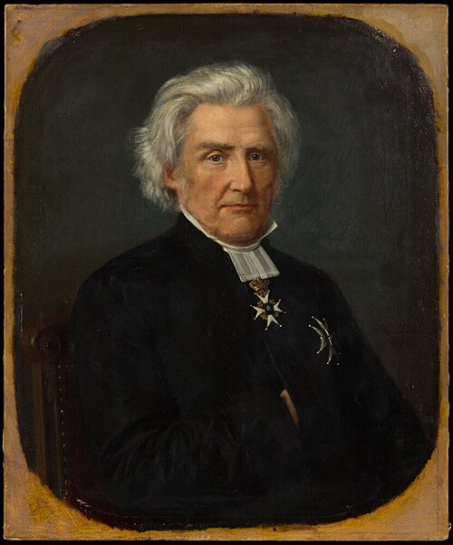 Peter Wieselgren (1800-1877), associate professor, dean, literature historian, temperance advocate, , 1874, Hilda Lindgren