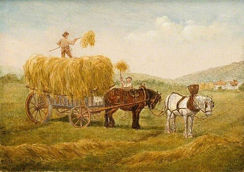 Haymaking, 1895, Brian Hatton