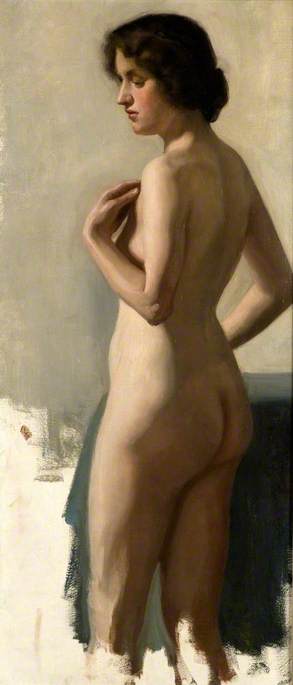 Female Nude, 1907, Brian Hatton