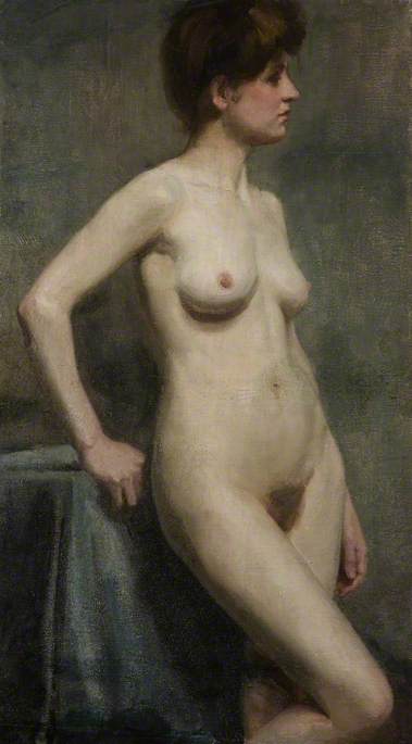Female Nude, 1907, Brian Hatton