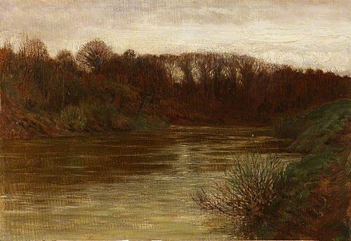 The Wye, Belmont Woods, Herefordshire, 1908, Brian Hatton