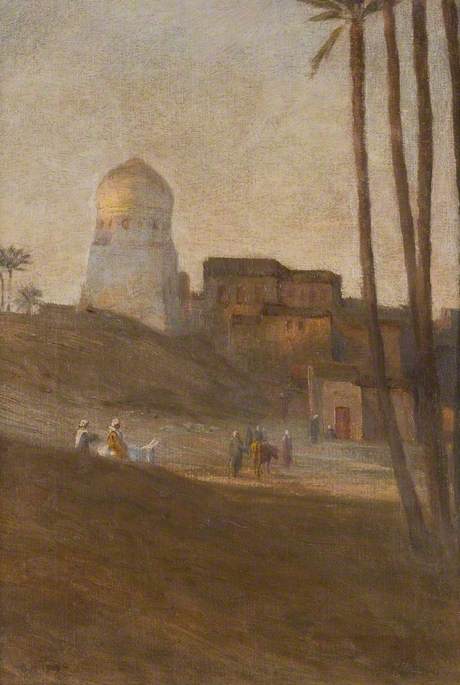 Arab Village, 1908, Brian Hatton