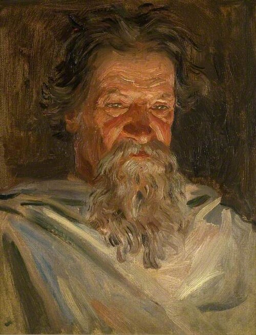 Study of a Head, 1908, Brian Hatton