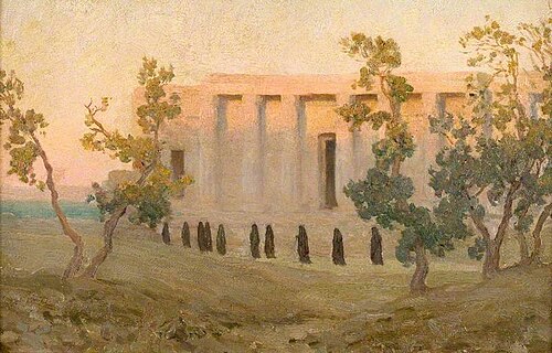Egyptian Scene, 1908, Brian Hatton