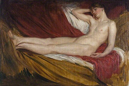 Reclining Nude, 1912, Brian Hatton