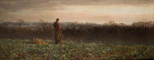 Evening at Warham, Herefordshire, 1913, Brian Hatton