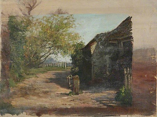 A Blacksmith's Yard, , Brian Hatton