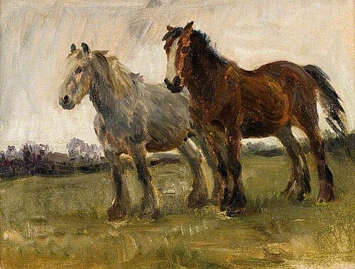 Two Horses, , Brian Hatton