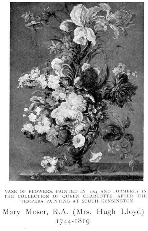 A Vase of Flowers, 1764, Mary Moser