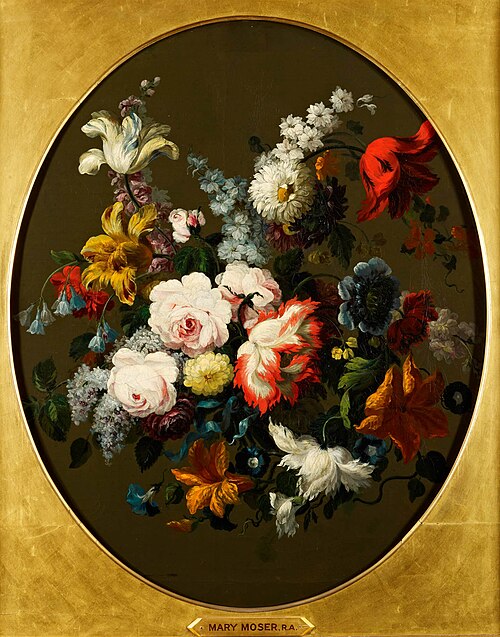A Bunch of Flowers, 1794, Mary Moser
