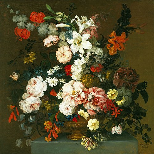A Vase of Flowers, 1794, Mary Moser