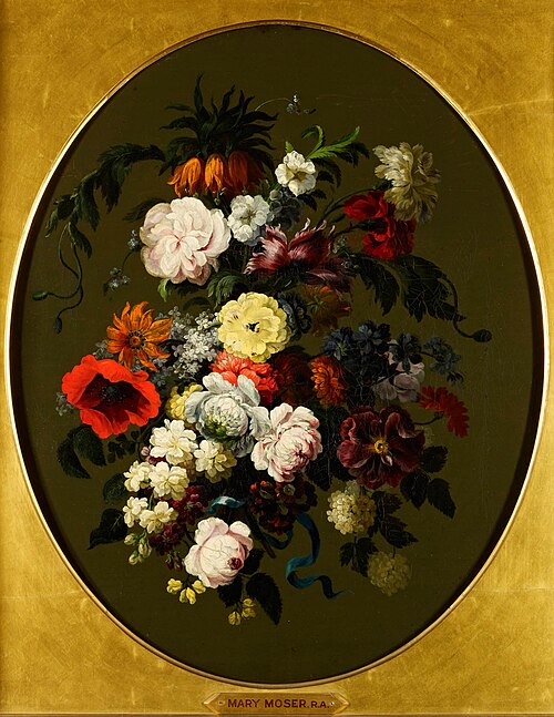 A Bunch of Flowers, 1794, Mary Moser