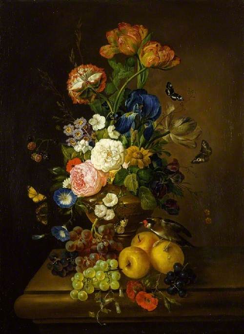 Vase of flowers, 1788, Mary Moser