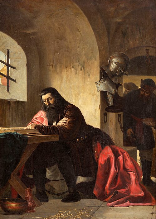 Prince Ostrogski in muscovite imprisonment, 1877, Bronislaw Abramowicz