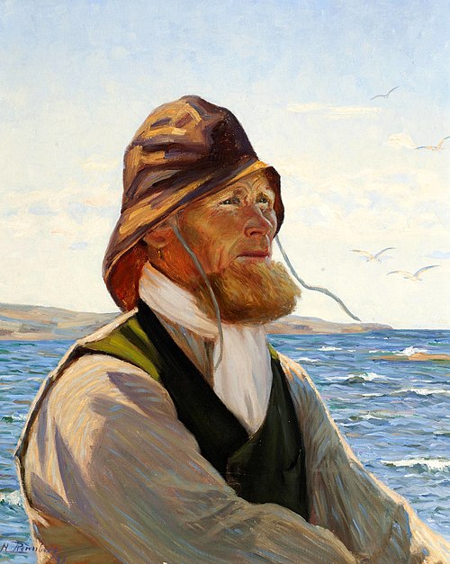 Fisherman from Åland, 1897, Hanna Rönnberg