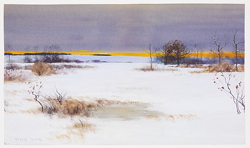 Snow Scene, 1897, Bruce Crane