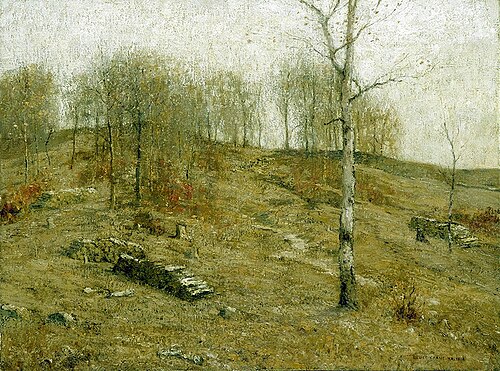 December Uplands, 1919, Bruce Crane
