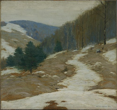 Lingering Winter, 1919, Bruce Crane