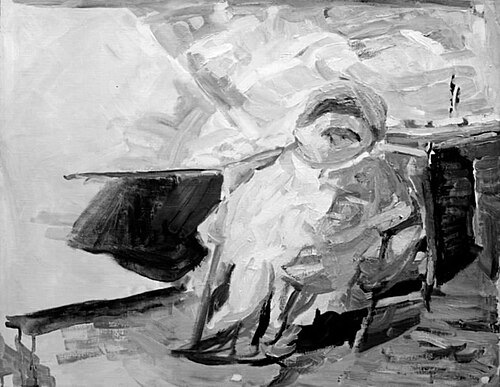 Interior with Seated Figure, 1941, Niels Larsen Stevns