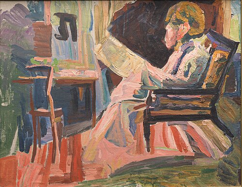 Reading Figure, 1941, Niels Larsen Stevns