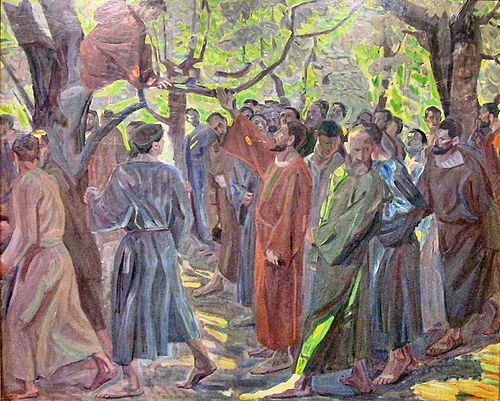 Christ And Zacchaeus, 1913, Niels Larsen Stevns