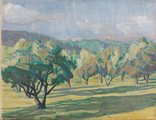 Olive Trees, Cagnes, 1923, Niels Larsen Stevns