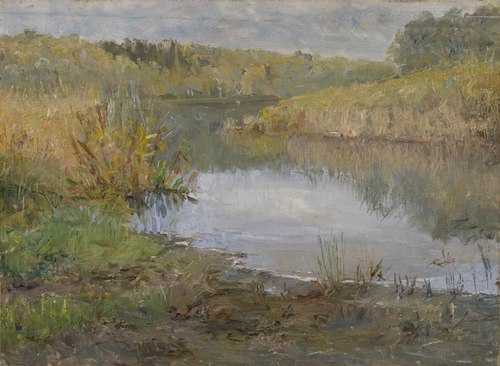 A River in France. Study, , Ida von Schulzenheim