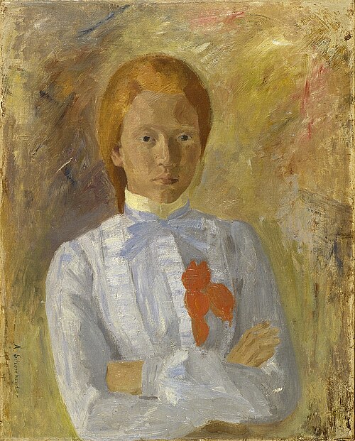 Portrait of a woman, 1910, Anna Schønheyder
