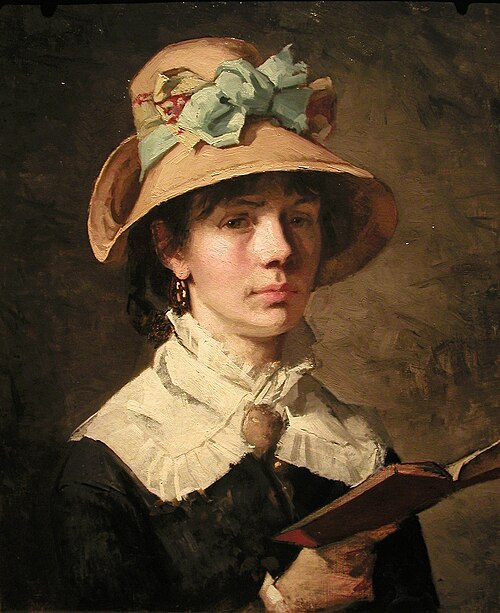 Autoportrait, 1870, Amanda Sidvall