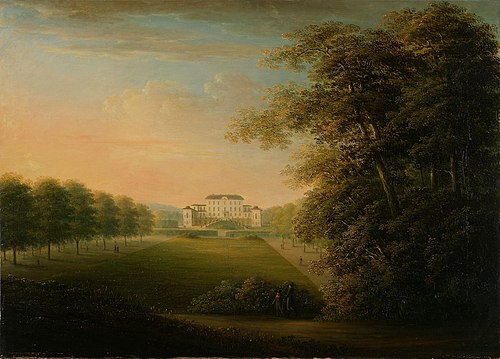 Rosersberg Palace and Park, 1820, Evelina Stading