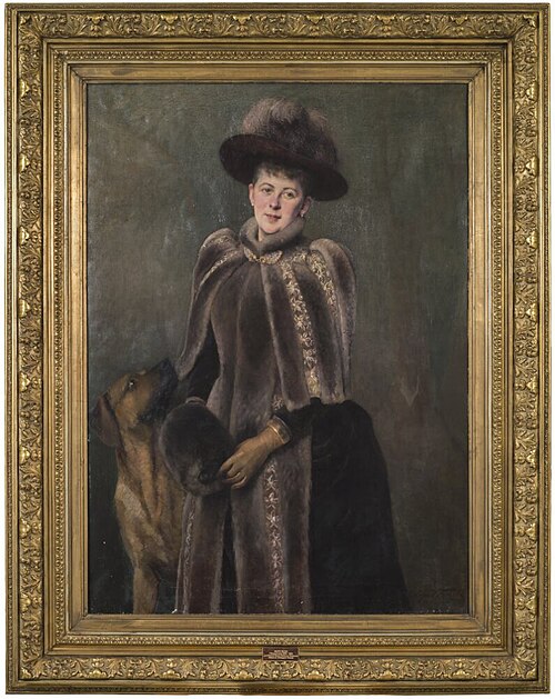 Beate Rosencrantz (1855-1925), g.m. Patrick Baron Seton, 1889, Hildegard Thorell