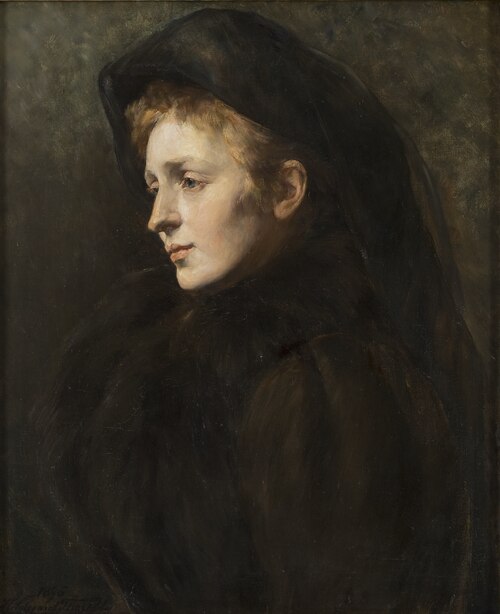 Lady in Mourning, 1896, Hildegard Thorell