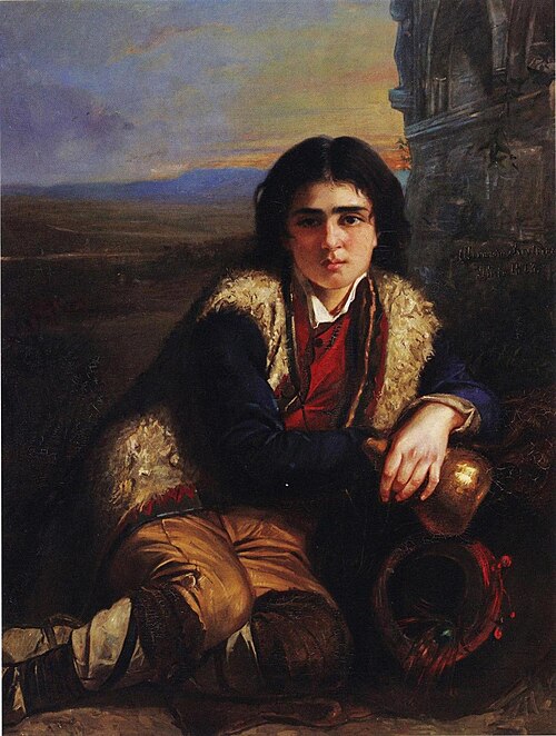 Savoyardgosse, 1863, Alexandra Frosterus-Såltin