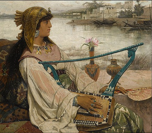 The lyre, 1850, Victor Lagye
