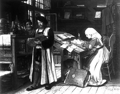 Der Bibliothekar, 1870, Victor Lagye