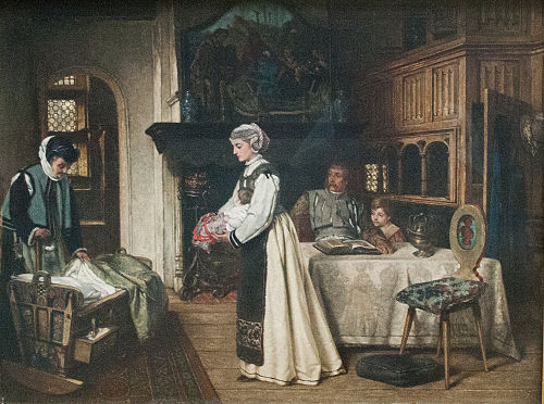 Scéne de famille au temps de la ligue catholique, 1860, Victor Lagye
