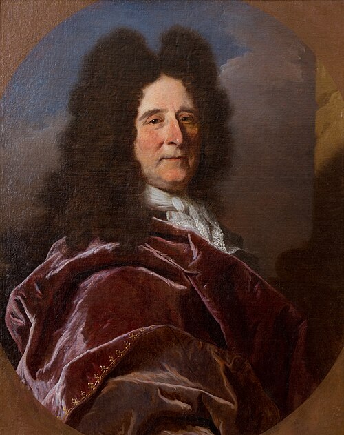 Portrait d'Antoine Ranc, 1696, Hyacinthe Rigaud