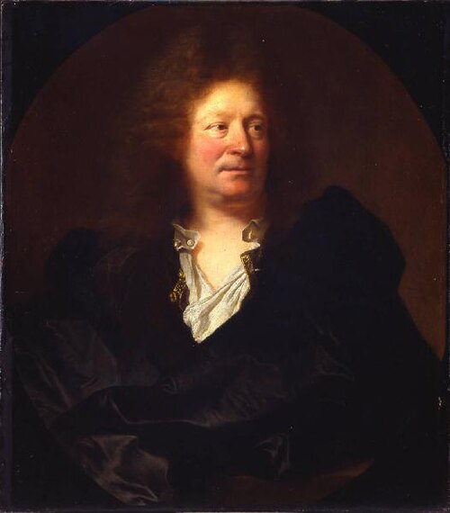 Portrait of Charles de La Fosse (1636-1716), 1697, Hyacinthe Rigaud