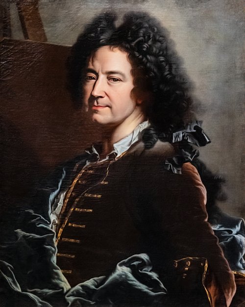 Autoportrait, 1730, Hyacinthe Rigaud