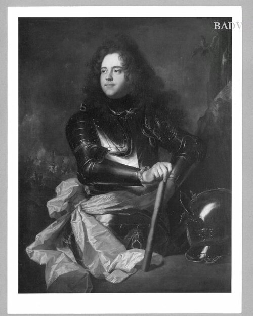 Portr. of a general in armour, 1684, Hyacinthe Rigaud