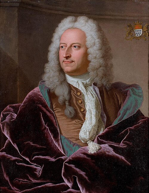 Portrait d’Abraham Van Hoey, 1736, Hyacinthe Rigaud