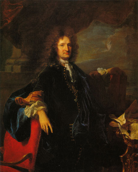 Porträt des Charles-René d'Hozier (1640-1732), 1691, Hyacinthe Rigaud
