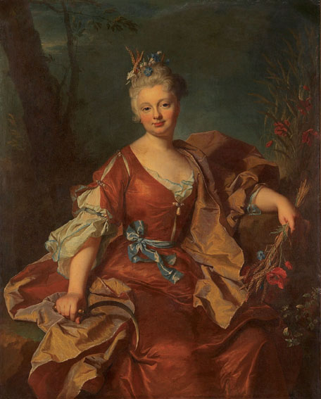 Portrait de Marguerite-Henriette de Labriffe (comtesse de Selles), 1712, Hyacinthe Rigaud