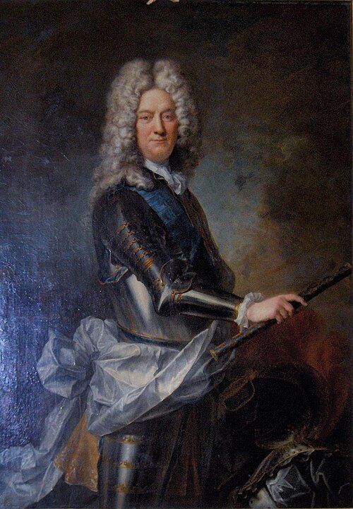 Portrait de Charles-Armand de Gontaut, duc de Biron, maréchal de France, 1750, Hyacinthe Rigaud