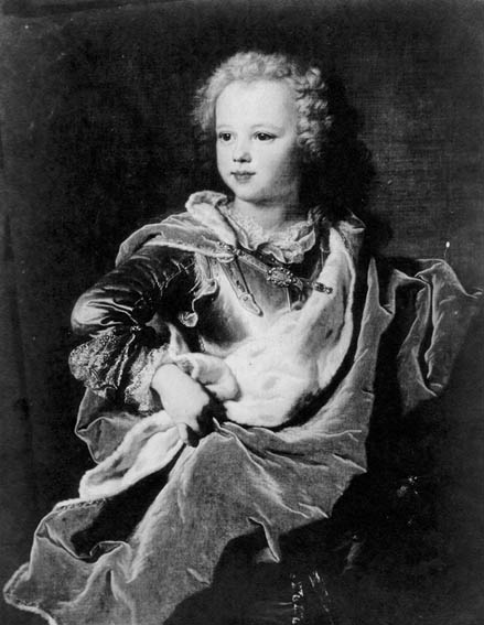 Porträt des Marie-Charles-Louis d'Albert (1717-1771), 1722, Hyacinthe Rigaud