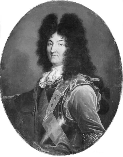 Portrait of Louis XIV, 1708, Hyacinthe Rigaud