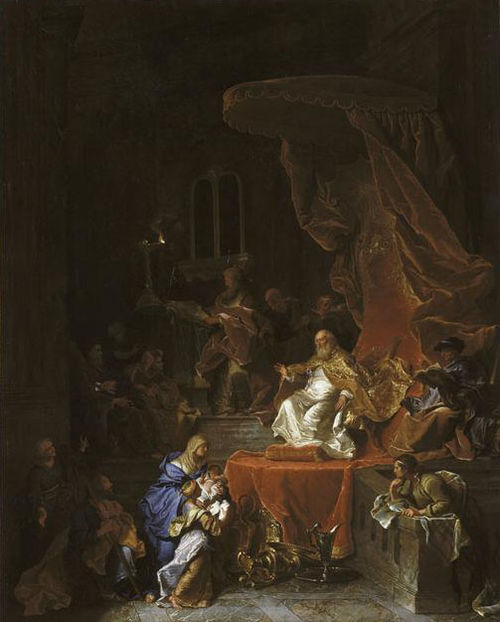 La Présentation au temple, 1743, Hyacinthe Rigaud