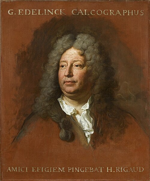 Gérard Edelinck, 1698, Hyacinthe Rigaud