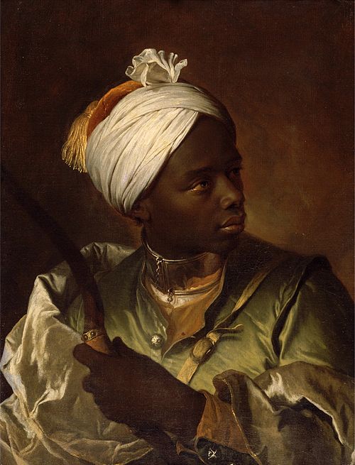 Jeune Nègre tenant un arc, 1697, Hyacinthe Rigaud